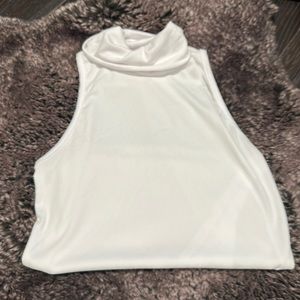 white turtle neck